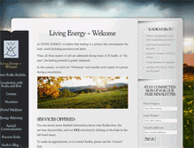 Tablet Screenshot of livingenergy.ca