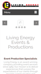 Mobile Screenshot of livingenergy.com
